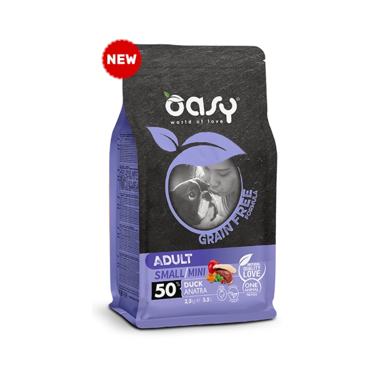 Oasy Grain Free Adult Small/Mini kačka